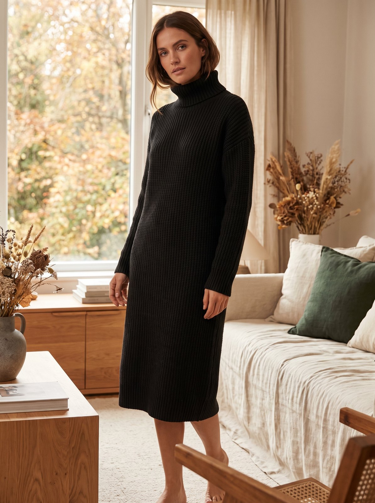 Black Sweater Dress by The Lode Lane
