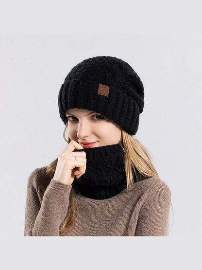 Black Hat and Scarf Set by The Lode Lane